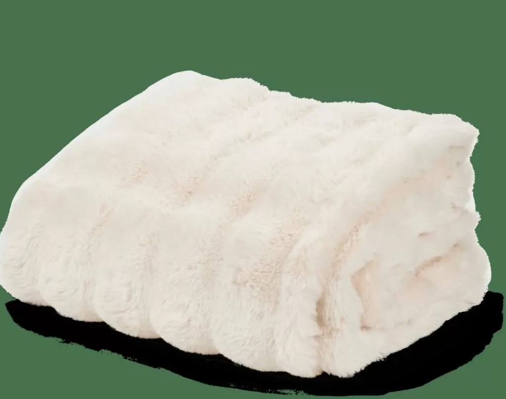 CASA ALVA Plaid Bianco Antico- Plaid