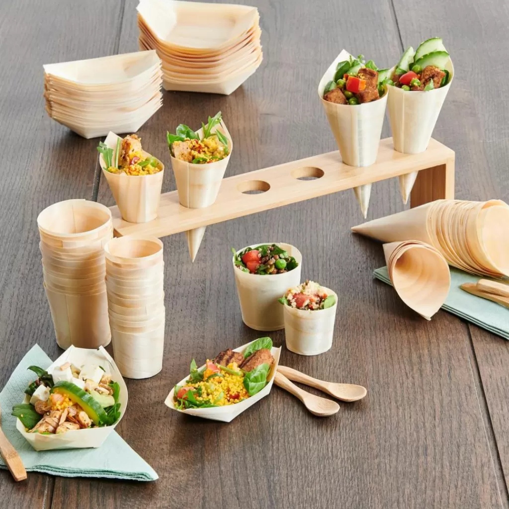 CASA APERO ECO Cartocci Set Di 20 Naturale- Aperitivo E Tapas