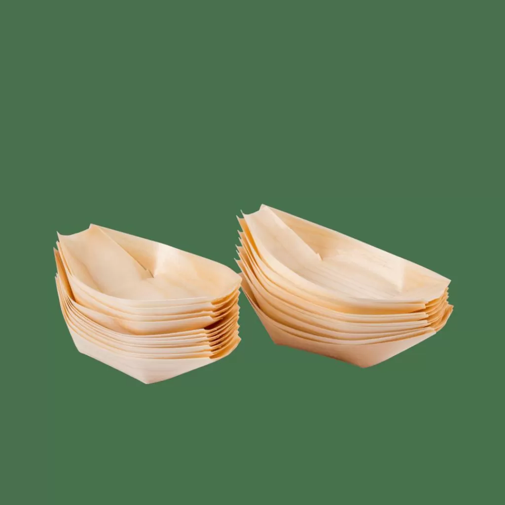 CASA APERO ECO Ciotole Set Di 20 Naturale- Aperitivo E Tapas