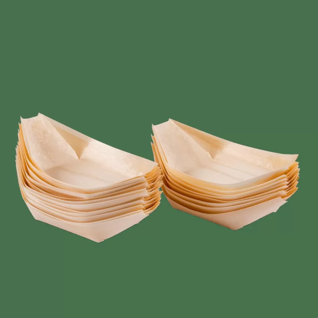 CASA APERO ECO Ciotole Set Di 20 Naturale- Aperitivo E Tapas