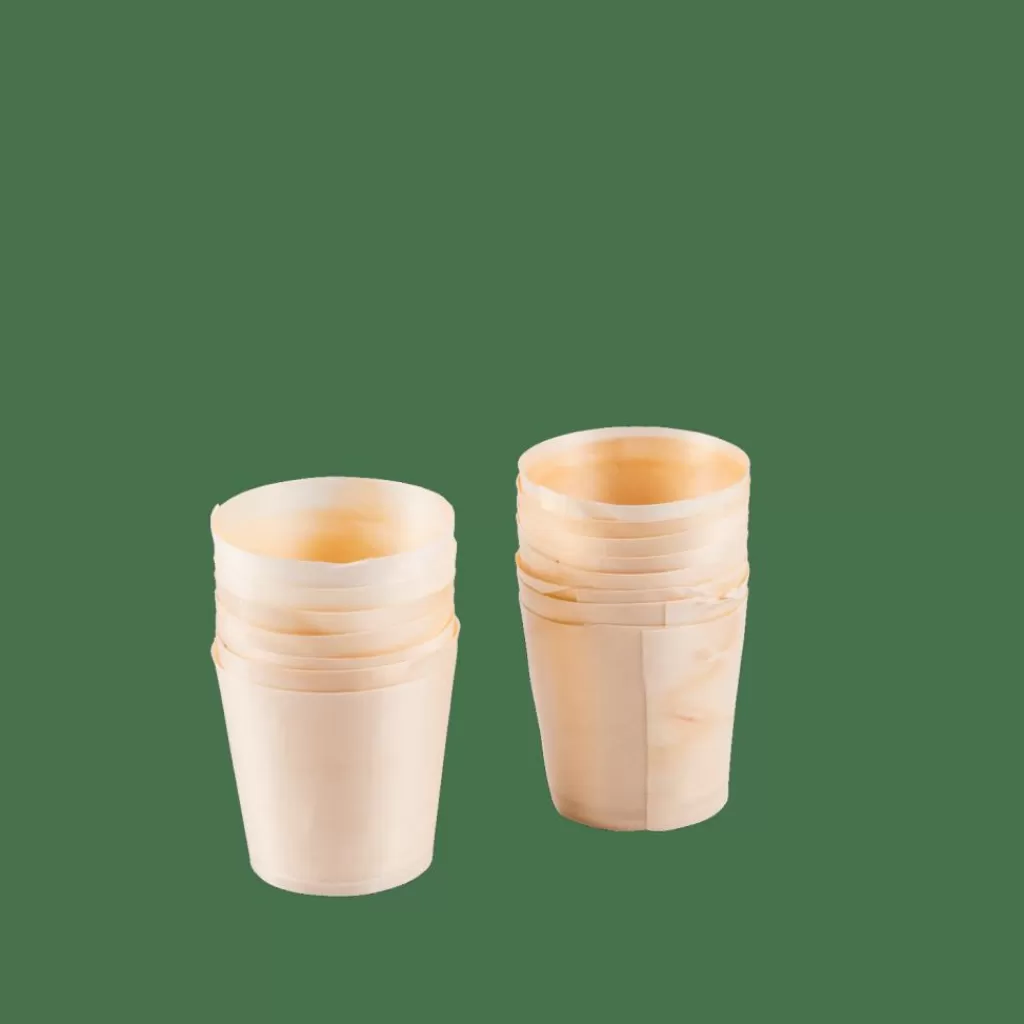 CASA APERO ECO Ciotoline Set Di 15 Naturale- Aperitivo E Tapas