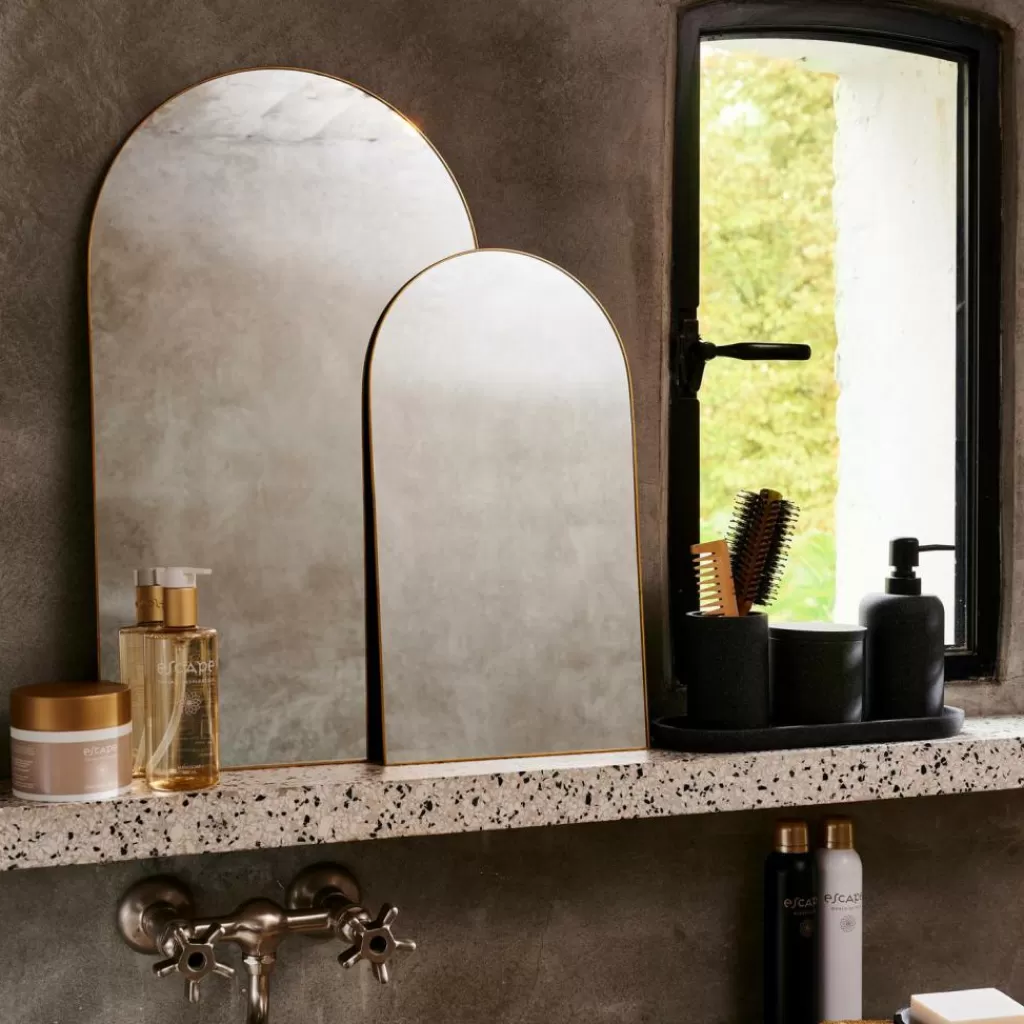 CASA ARCHY Specchio Dorato- Specchi | Specchi Da Bagno