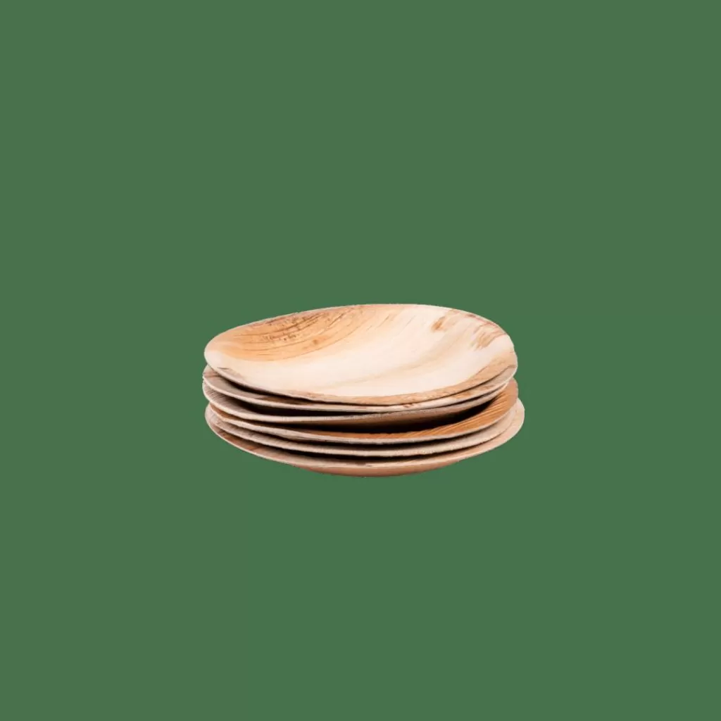 CASA ARECA LEAF Ciotole Set Di 6 Naturale- Piatti