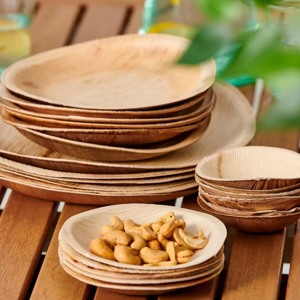 CASA ARECA LEAF Piatti Set Di 6 Naturale- Piatti