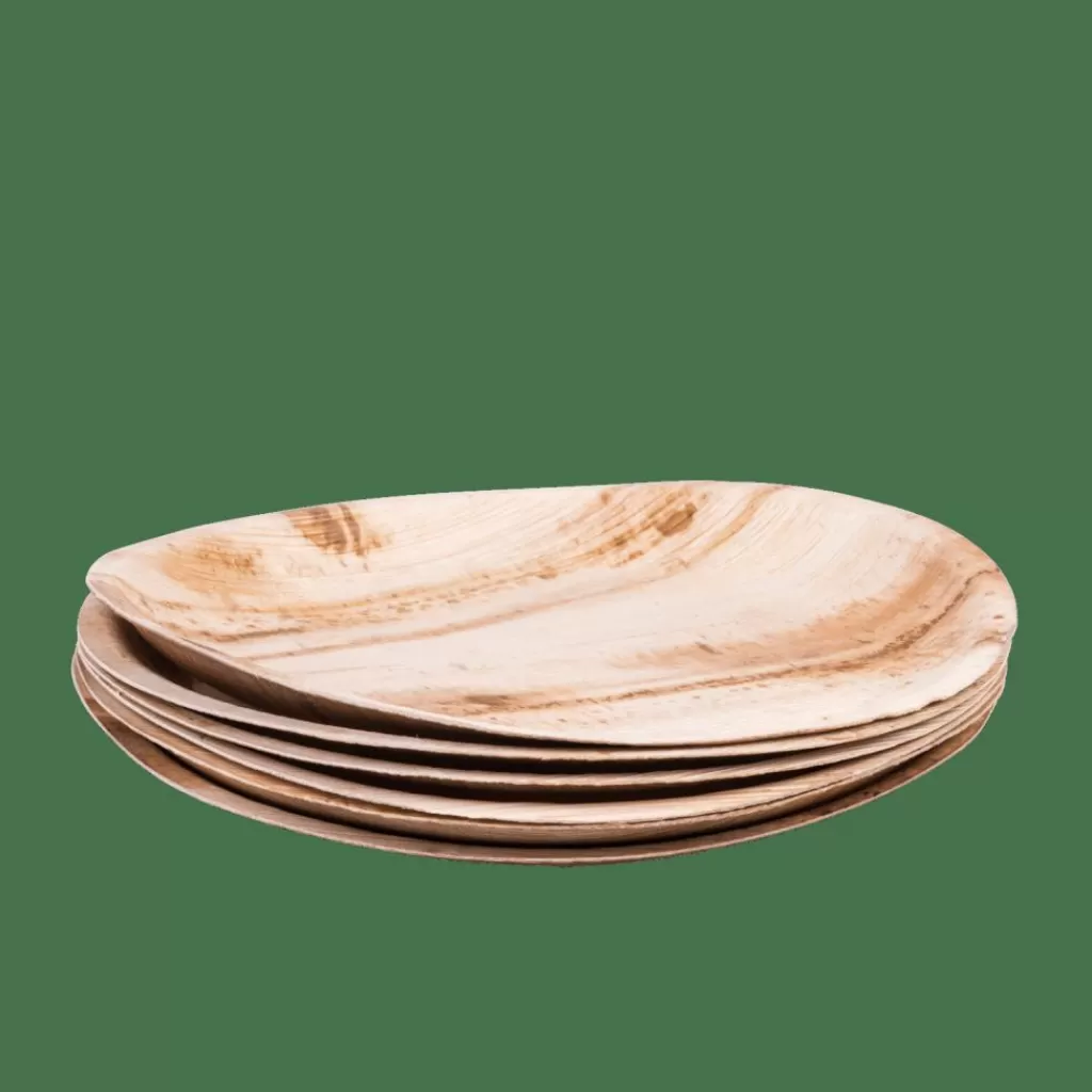 CASA ARECA LEAF Piatti Set Di 6 Naturale- Piatti