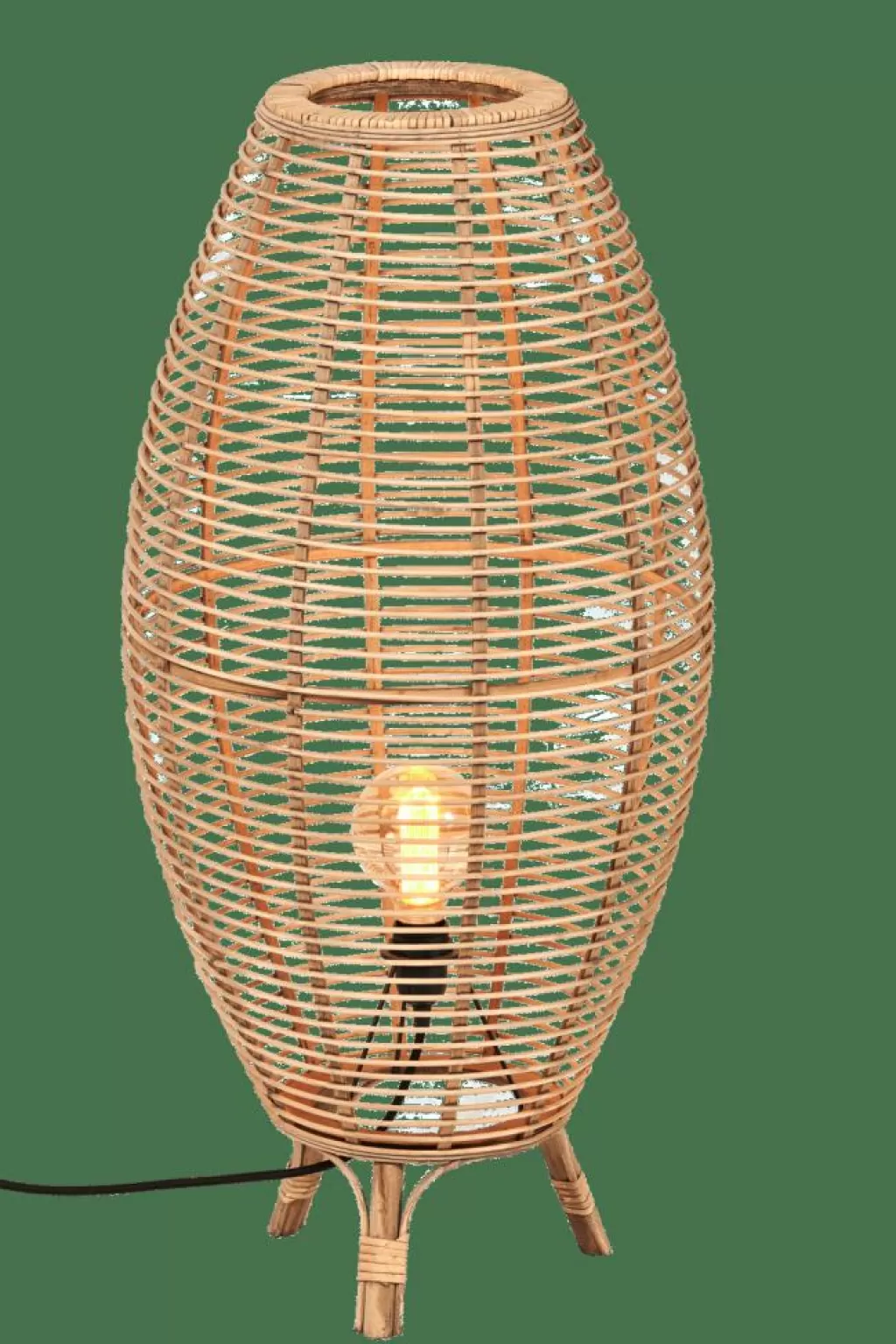 CASA ARZU Lampada Da Terra E27 Naturale- Figurine Decorative