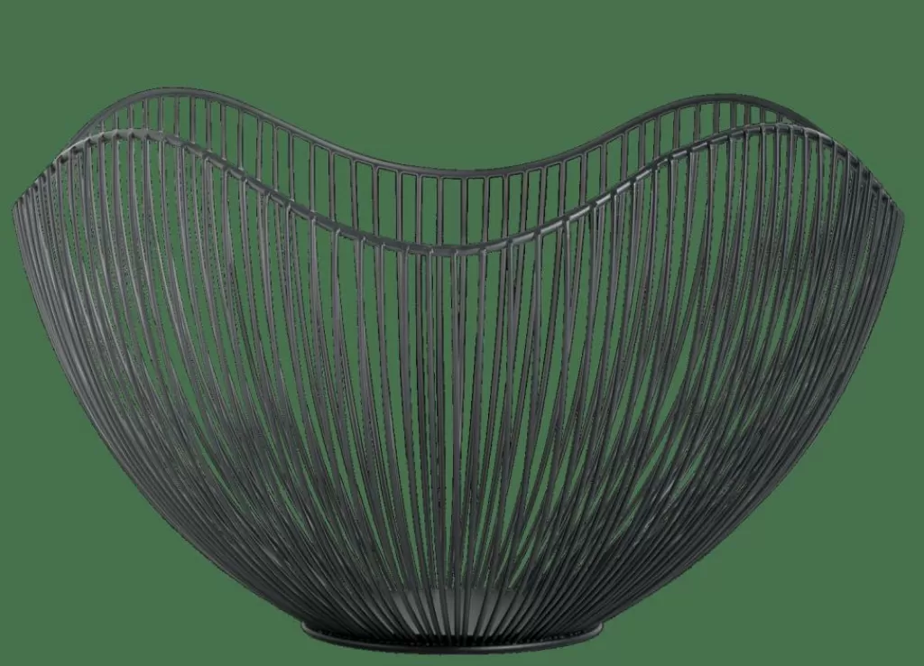 CASA ASTER Cesto Portafrutta Nero- Accessori Da Cucina