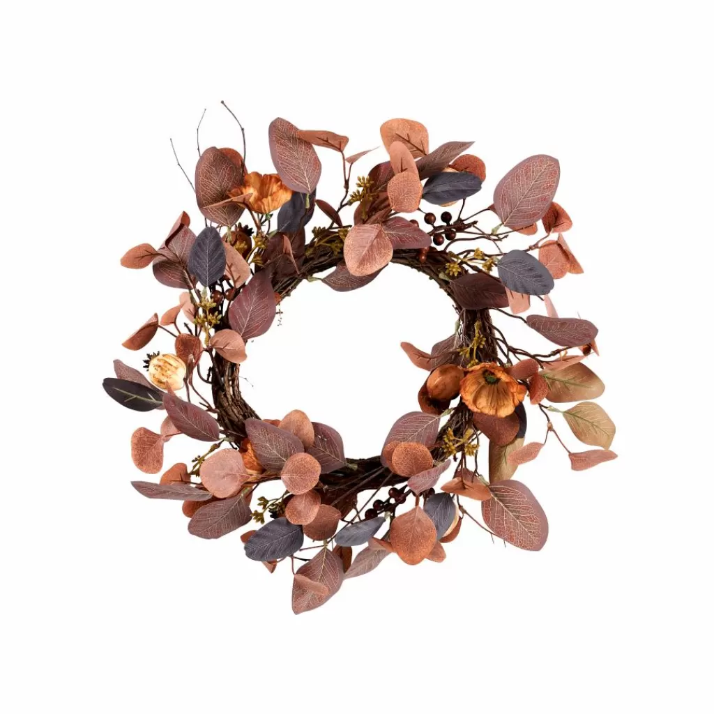 CASA AUTUMN Ghirlanda Decorativa Arancione- Decorazione Da Appendere | Autunno