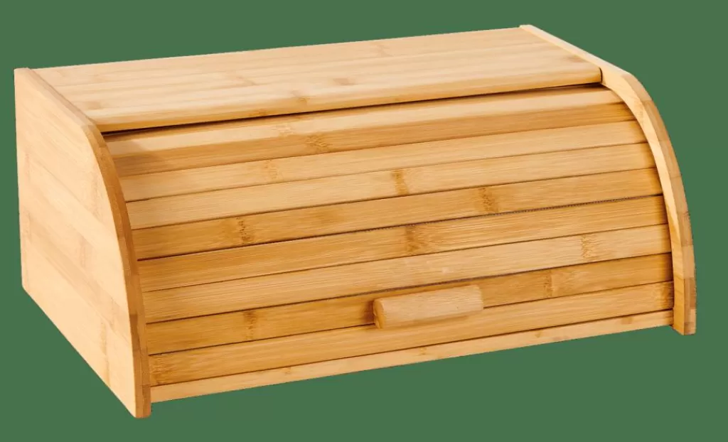 CASA BAMBOO Contenitore Per Pane Naturale- Accessori Da Cucina | Scatole Conserva Vivande