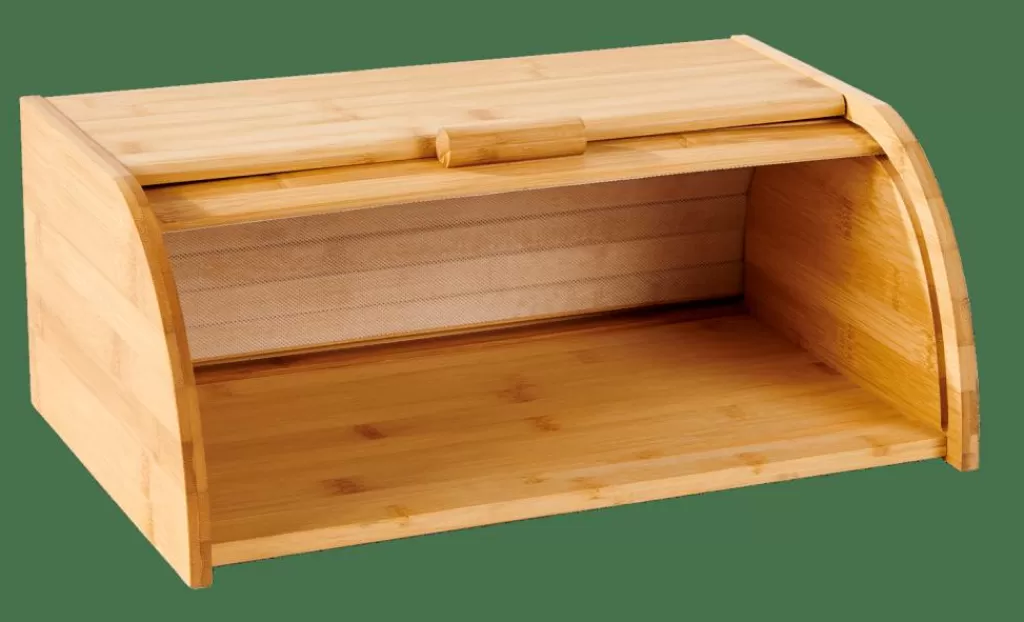 CASA BAMBOO Contenitore Per Pane Naturale- Accessori Da Cucina | Scatole Conserva Vivande