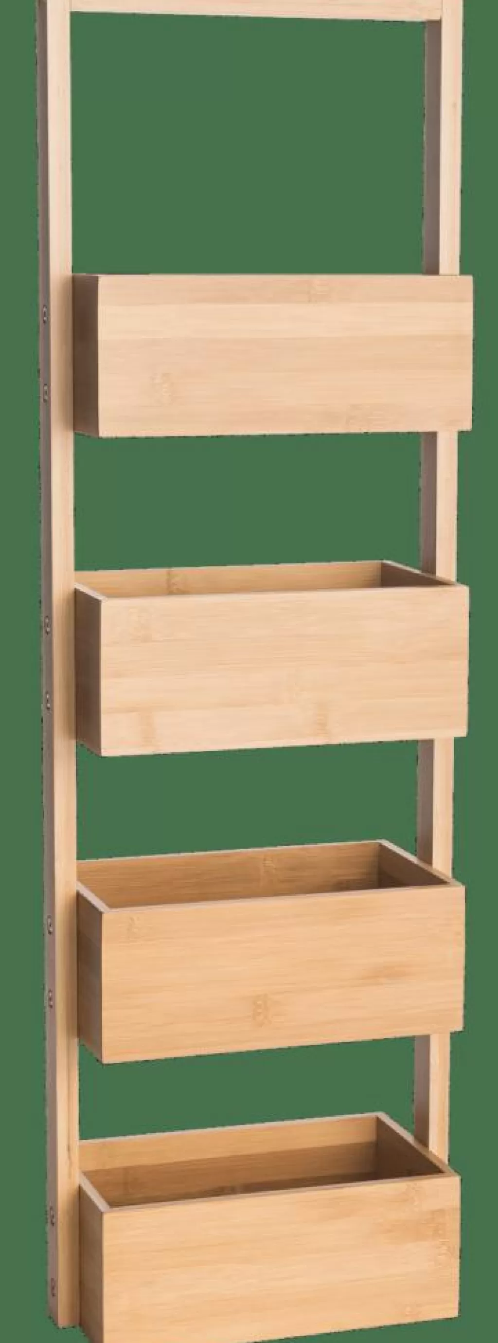 CASA BAMBOO Scaffale Portatutto Naturale- Scaffali Da Parete
