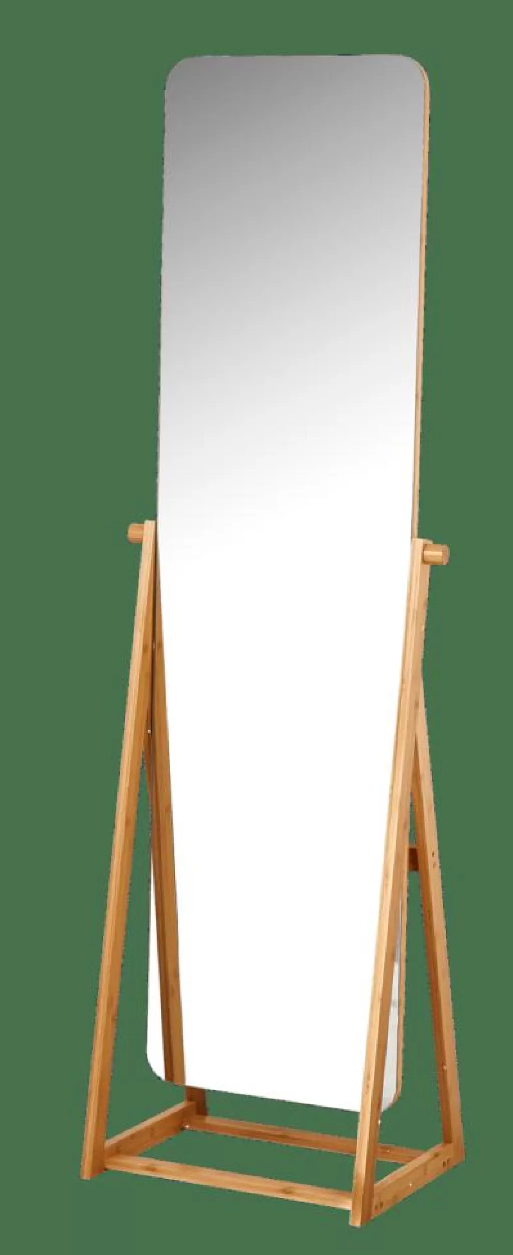 CASA BAMBOO Specchio A Figura Intera Marrone- Specchi