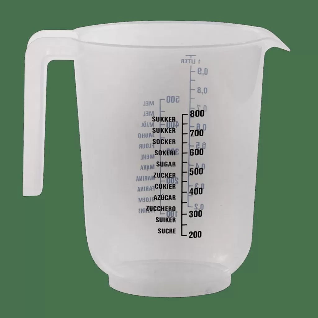CASA BASIC Misurino 1L Trasparente- Strumenti Da Cucina