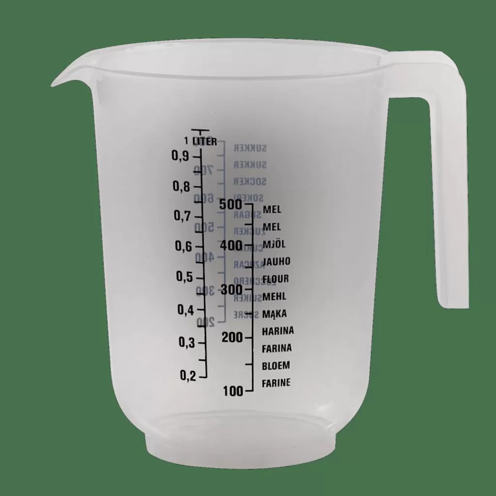 CASA BASIC Misurino 1L Trasparente- Strumenti Da Cucina