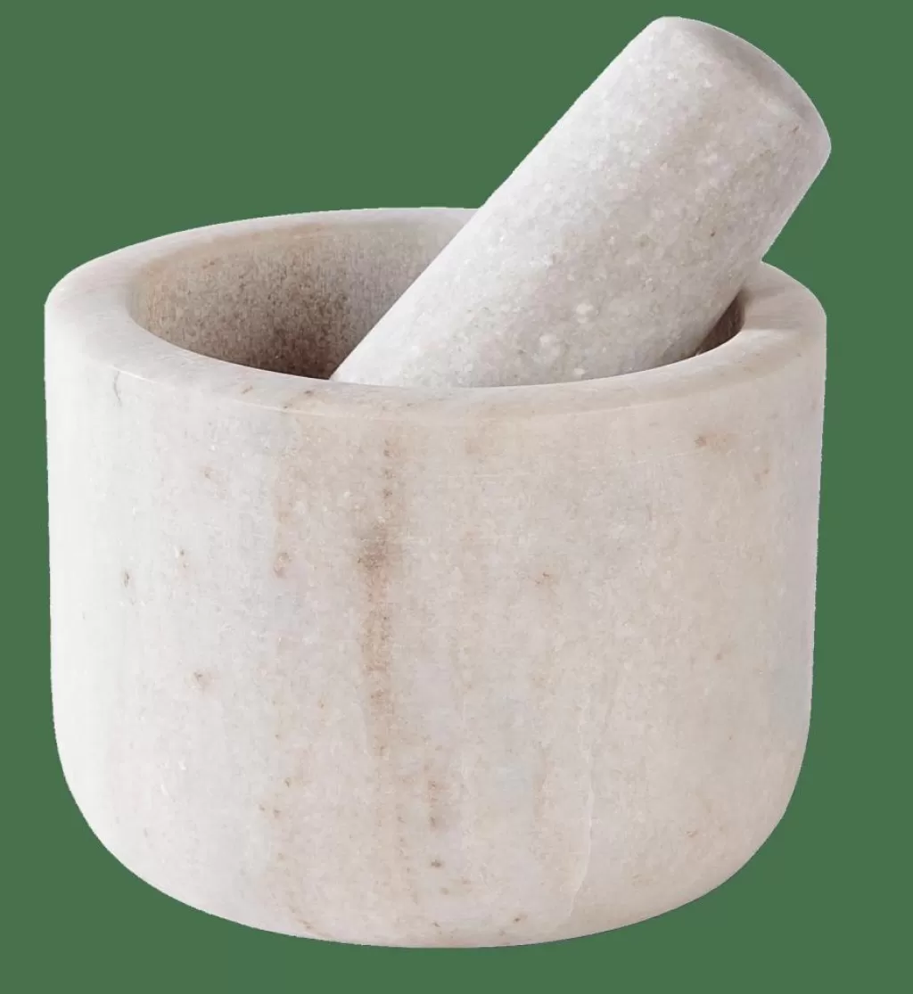 CASA BEIGE GRANITE Mortaio Con Pestello Beige- Strumenti Da Cucina