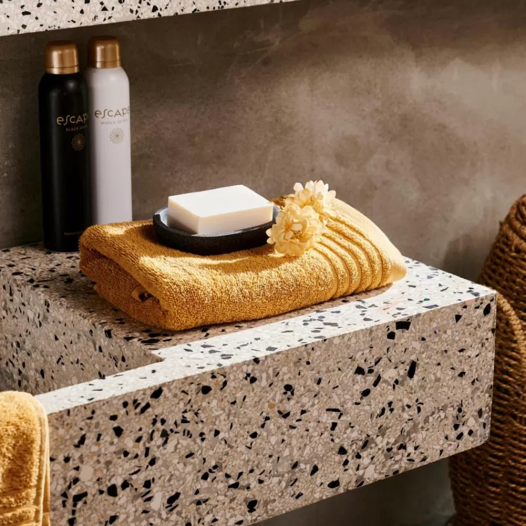 CASA BIO SOFT Asciugamano Giallo- Asciugamani