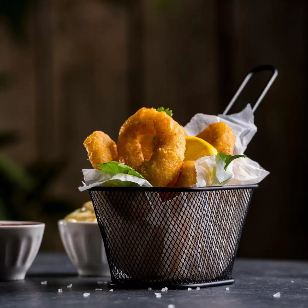 CASA BLACK Cestino Da Portata Nero- Aperitivo E Tapas