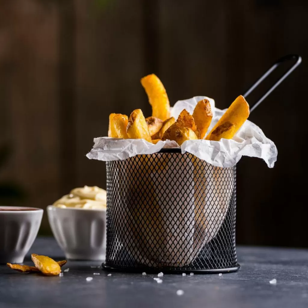 CASA BLACK Cestino Da Portata Nero- Aperitivo E Tapas