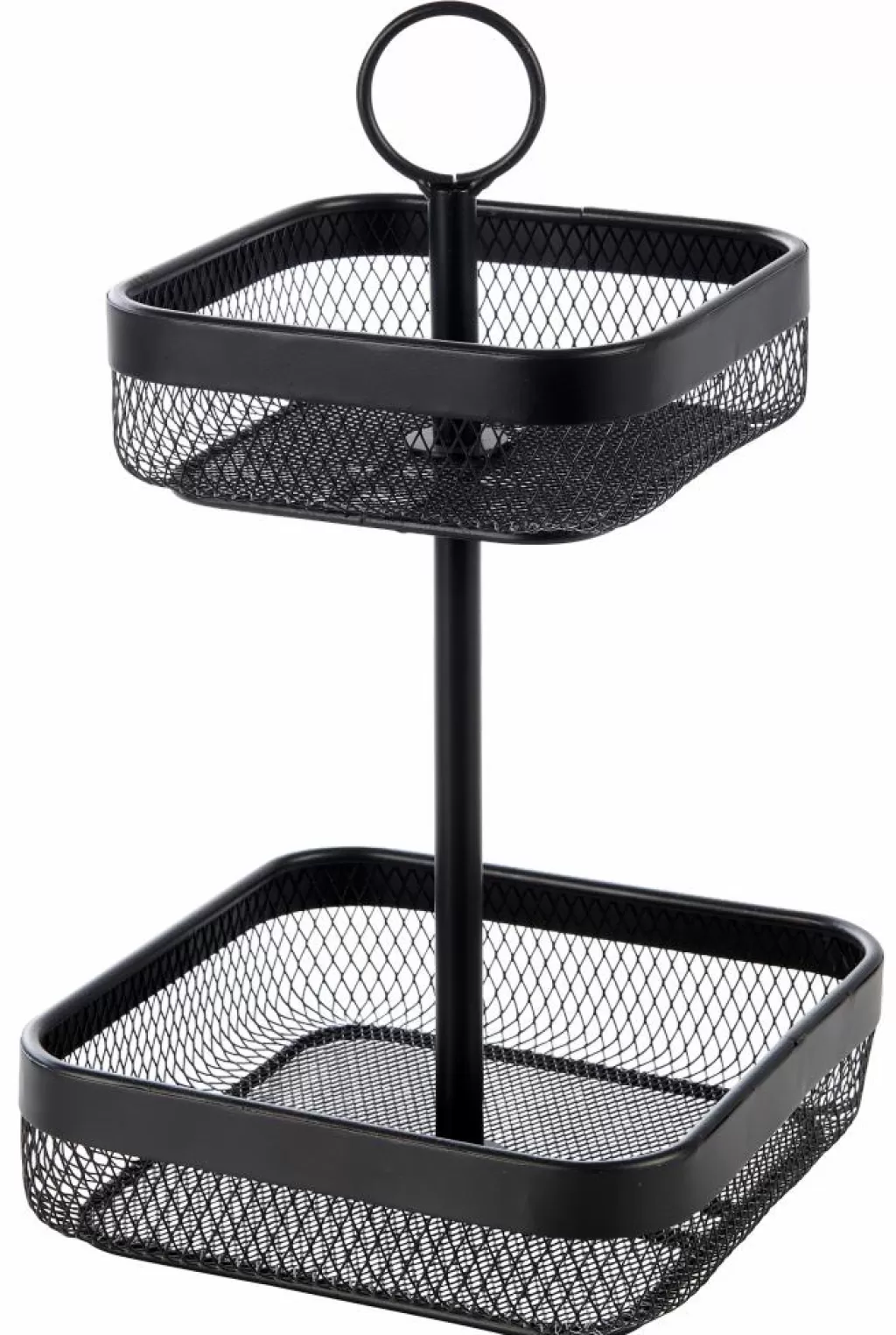 CASA BLACK LUNAR Cesto Ovale 2 Pezzi Nero- Accessori Da Cucina