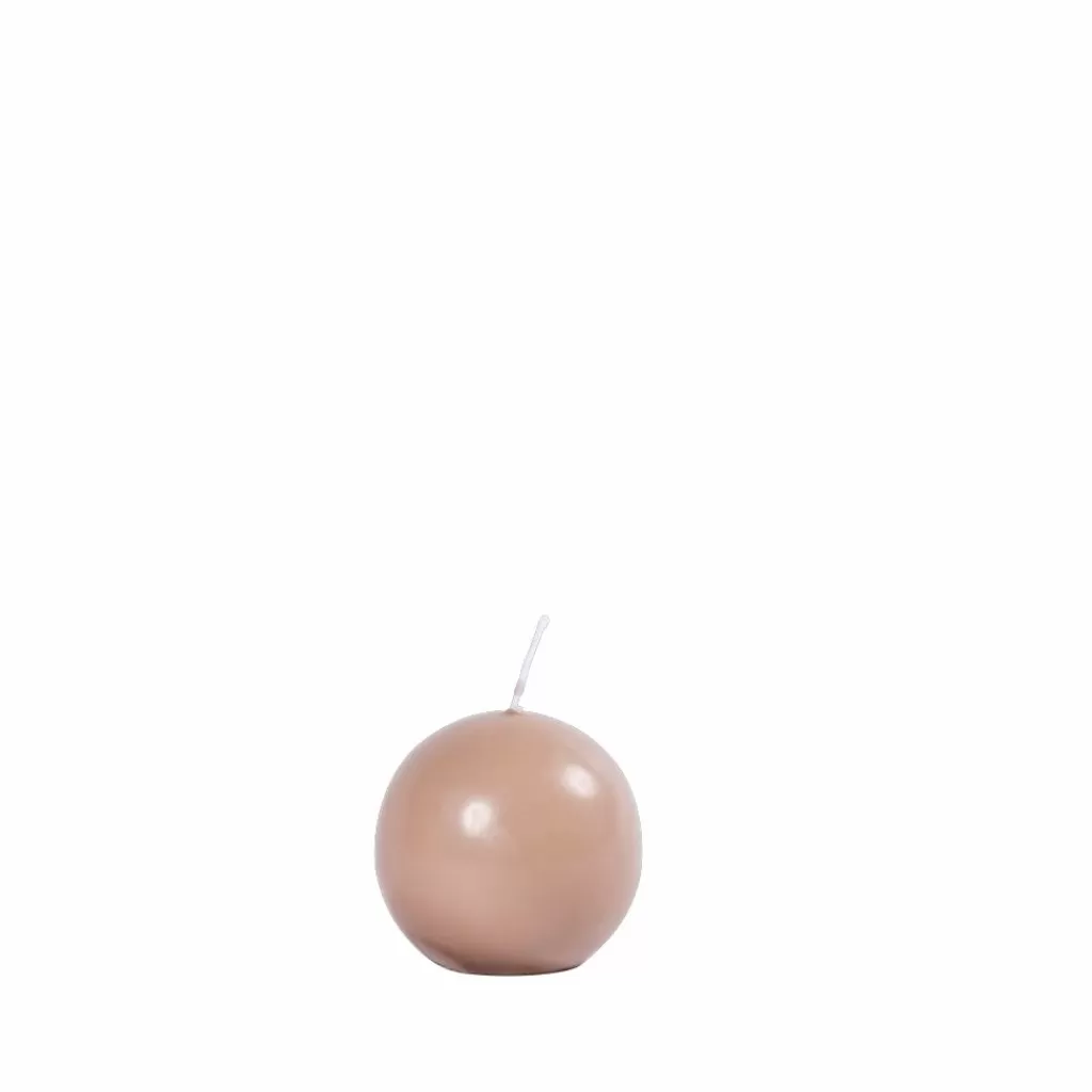 CASA BOLA Candela Sferica Beige- Candele
