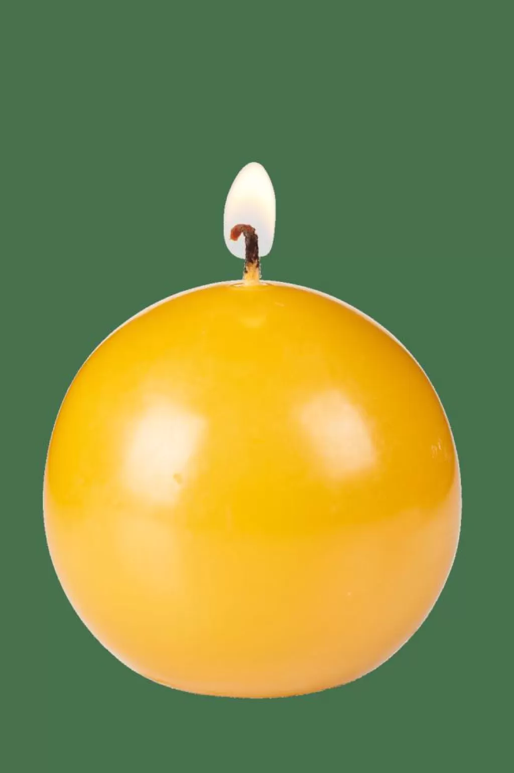 CASA BOLA Candela Sferica Giallo- Candele