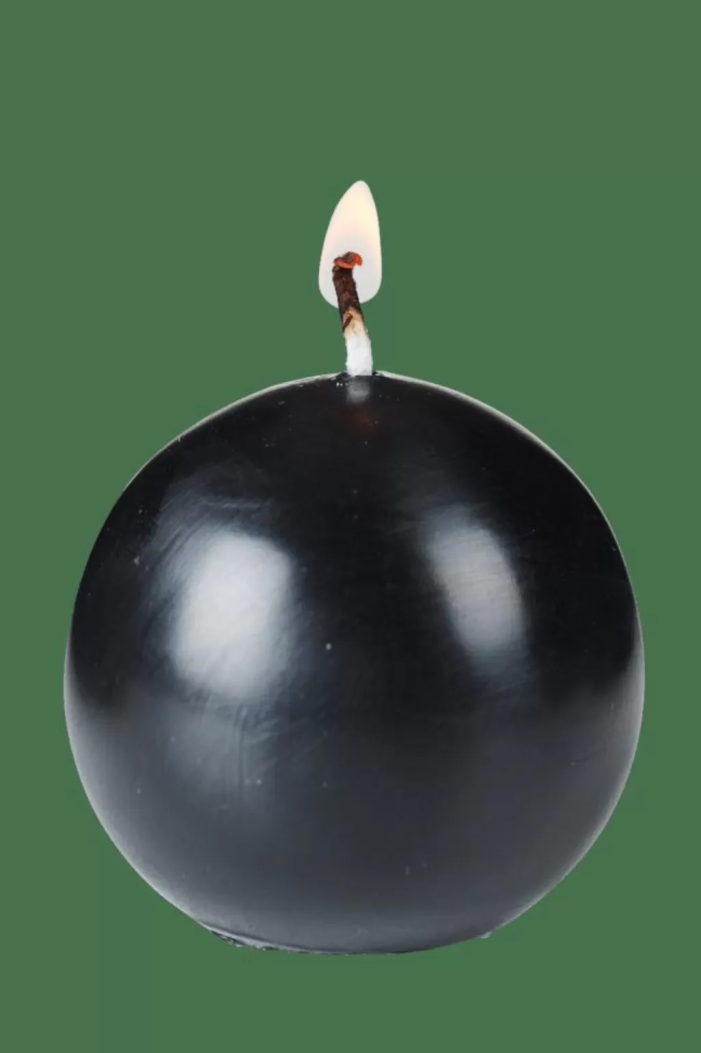 CASA BOLA Candela Sferica Nero- Candele