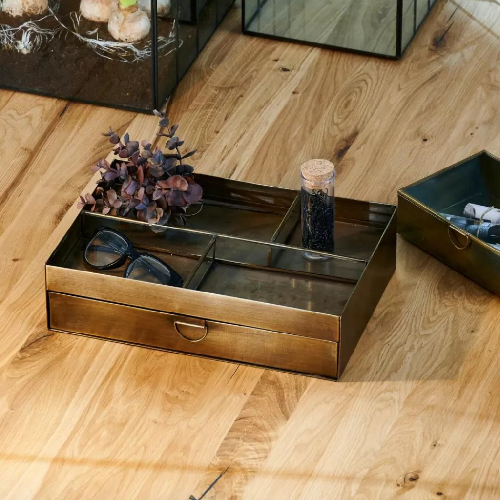 CASA BRASS Portaoggetti Bronzo- Scatole | Portadocumenti