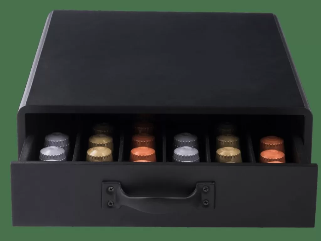 CASA CAFE Cassetto Per Capsule Per Capsule Di Caffè Nero- Utensili Da Caffè