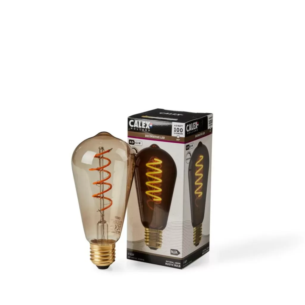 CASA CALEX Lampadina A Fil. E27 Marrone- Lampade Led