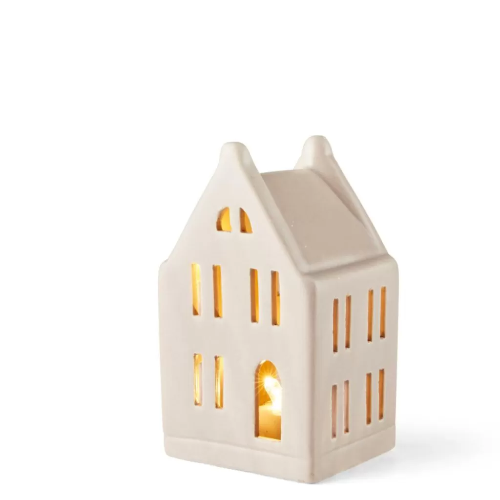 CASA CASITA Decorazione Con Luci Led Beige- Autunno | Lampade Led
