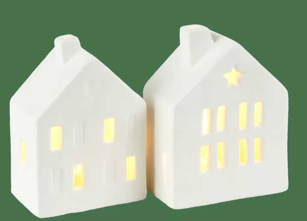 CASA CASITA Decorazione Con Luci Led Bianco- Autunno | Lampade Led