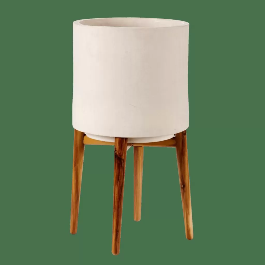 CASA CHIARO Vaso Per Piante Bianco- Supporti Per Piante