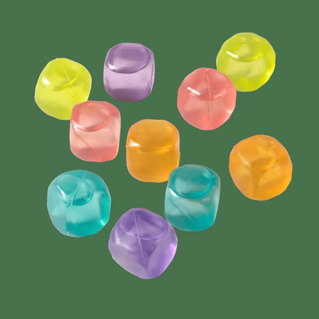 CASA COCKTAIL Cubetti Di Ghiaccio Set Di 10 Mix Di Colori Vari Colori- Accessori Per Cocktail