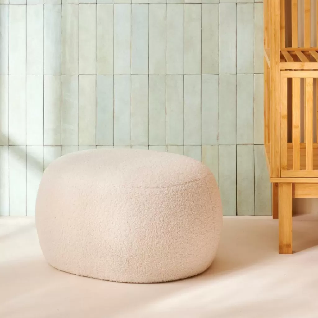 CASA COCO Pouf Bianco- Pouf