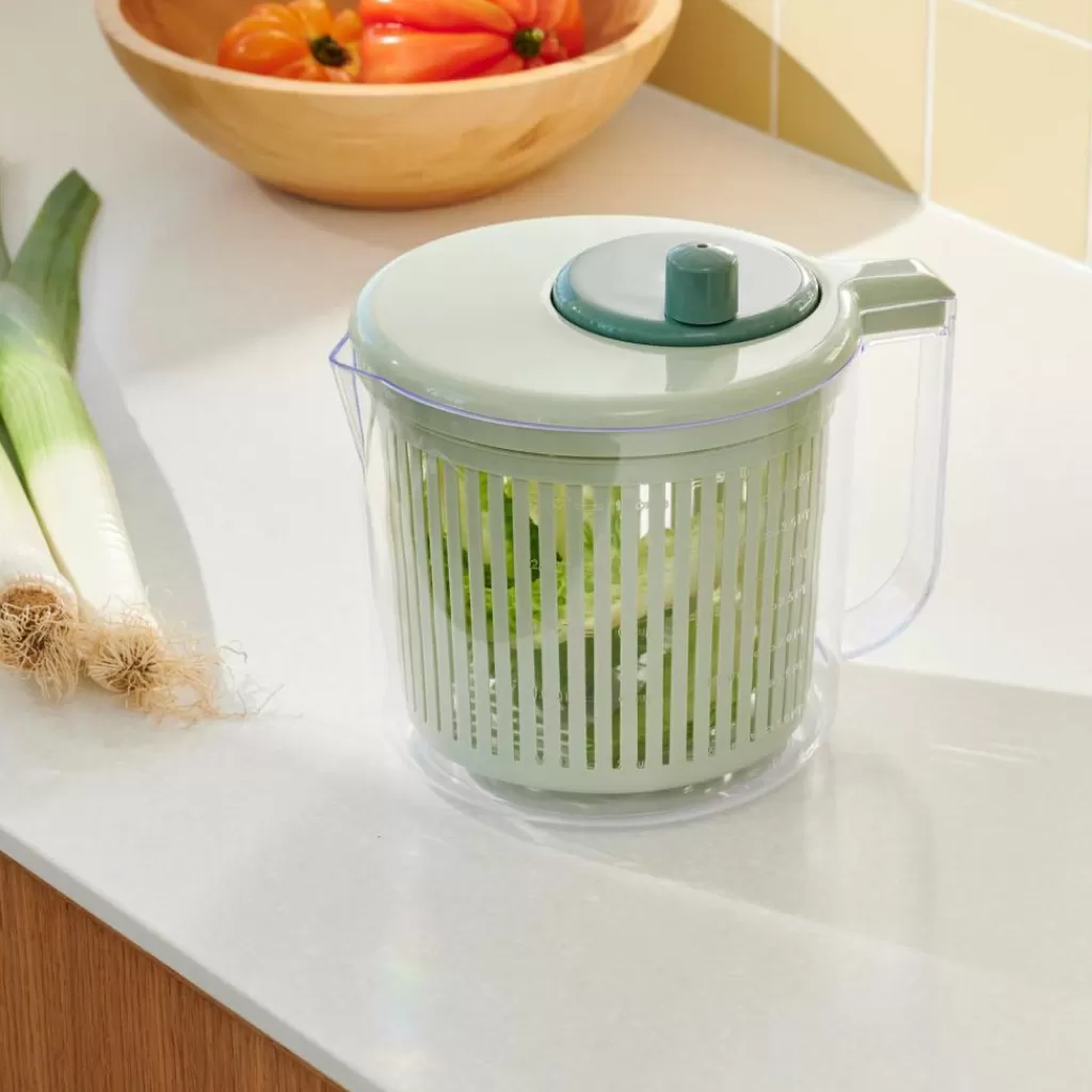 CASA CUISINO Mini Centrif X Insal Verde, Menta- Strumenti Da Cucina