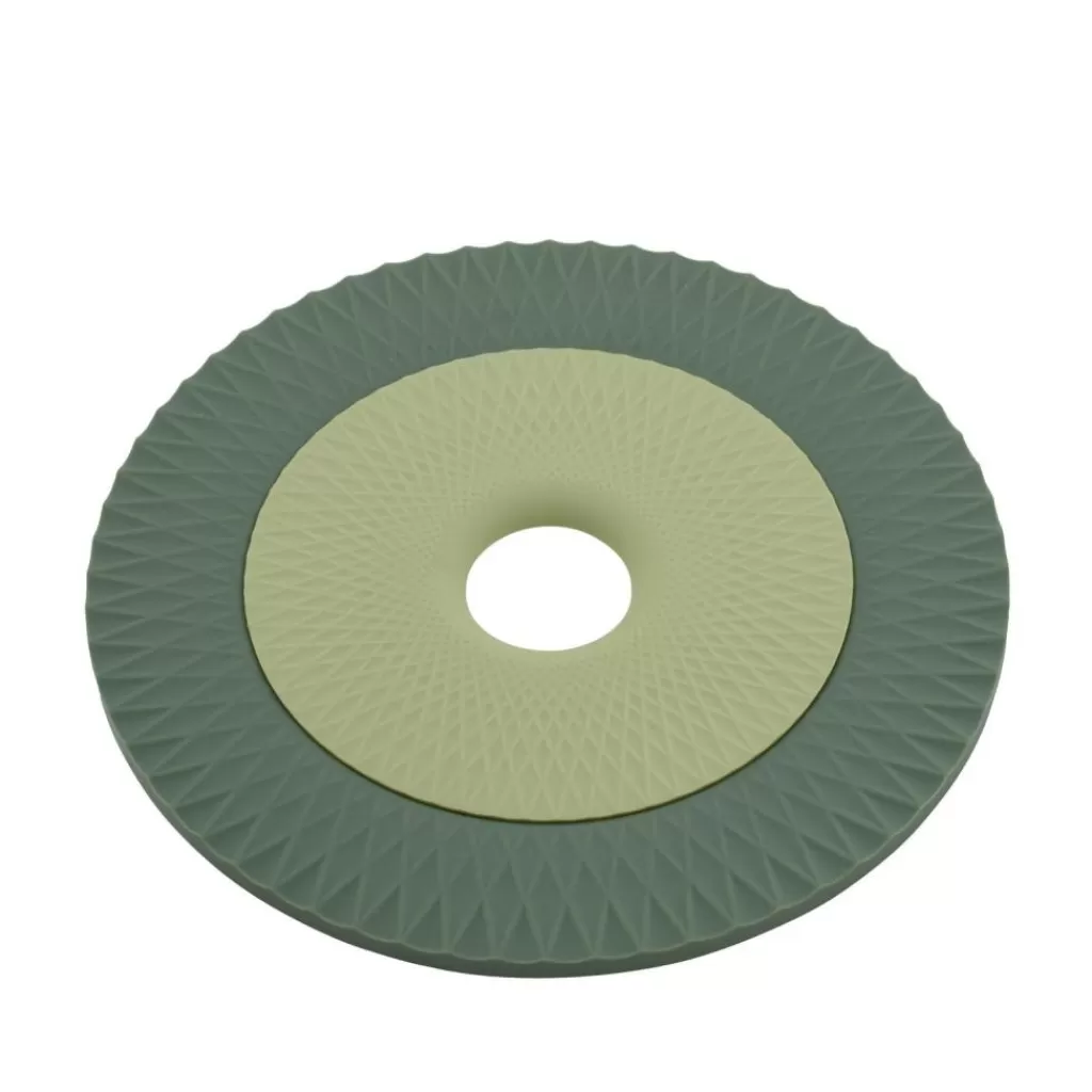 CASA CUISINO Sottopentola Set Da 2 2 Colori Menta, Verde Scuro- Sottopentole