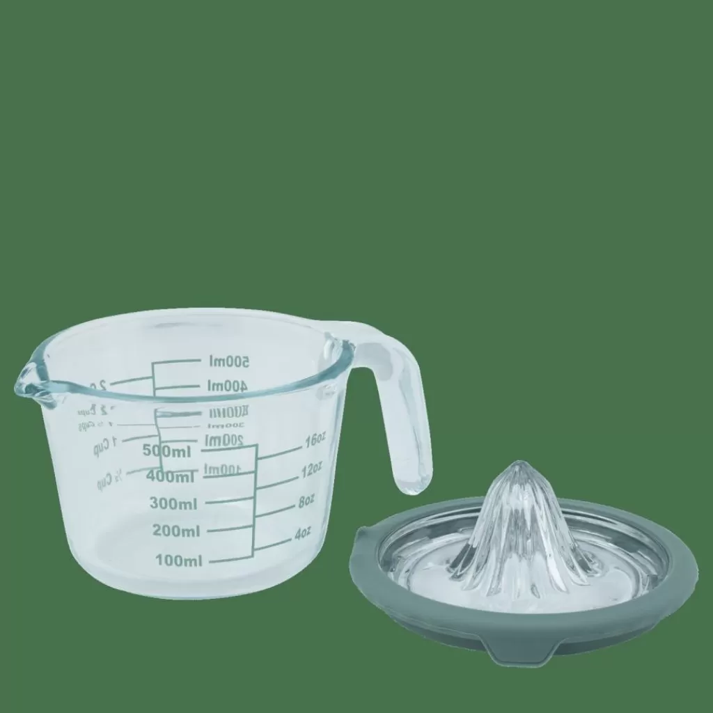 CASA CUISINO Spremiagrumi 500 Ml Verde, Trasparente- Spremere