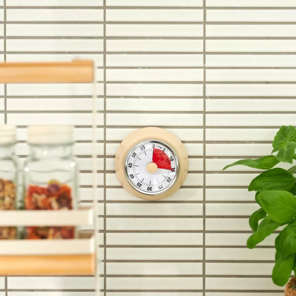 CASA CUISINO Timer Retro Con Calamita Sabbia- Calamite