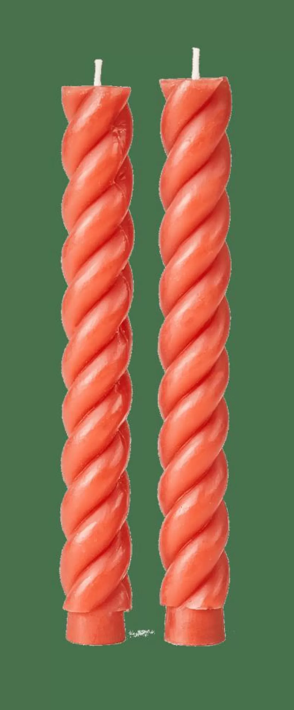 CASA CURL Candele Set Da 2 Rosso- Candele