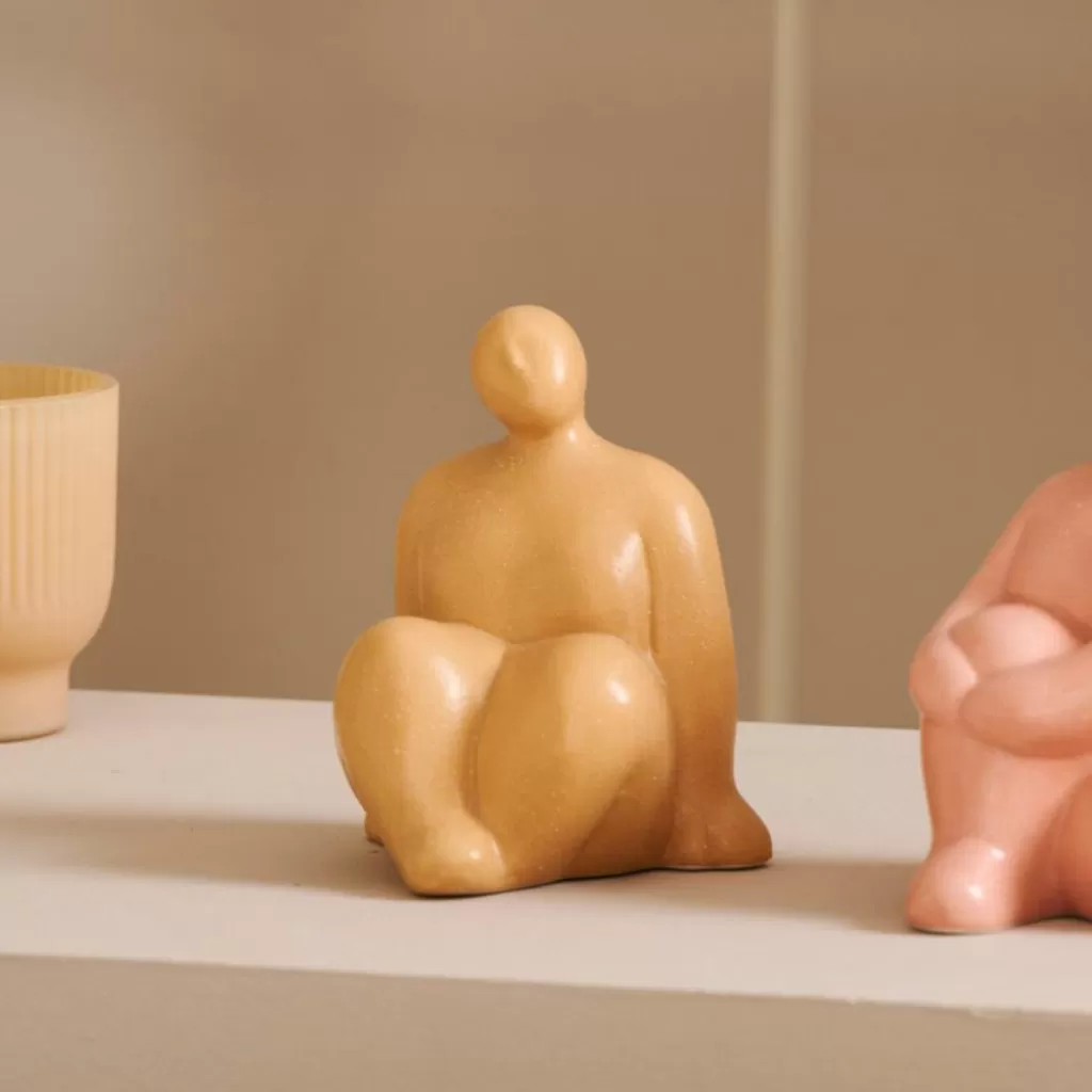 CASA DIVA Ceramica Decorativa Beige- Figurine Decorative