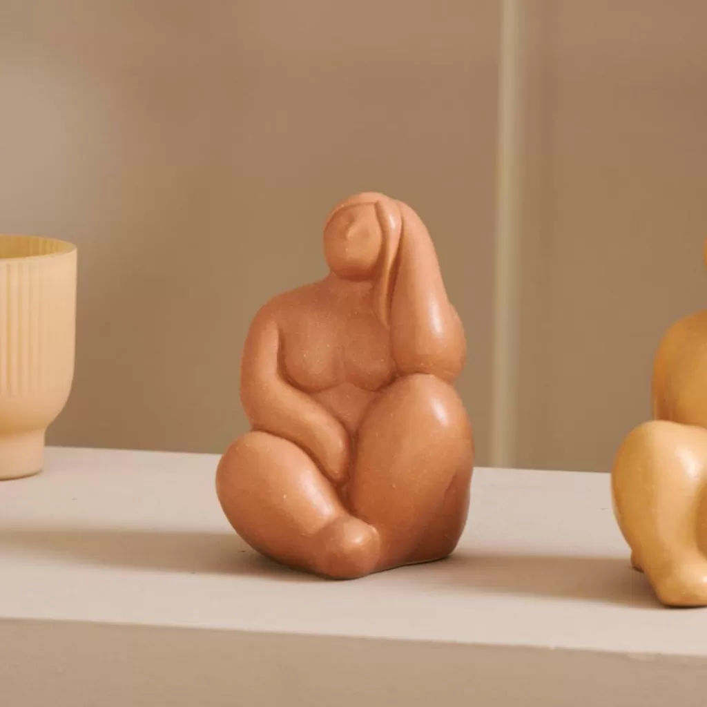 CASA DIVA Ceramica Decorativa Marrone- Figurine Decorative