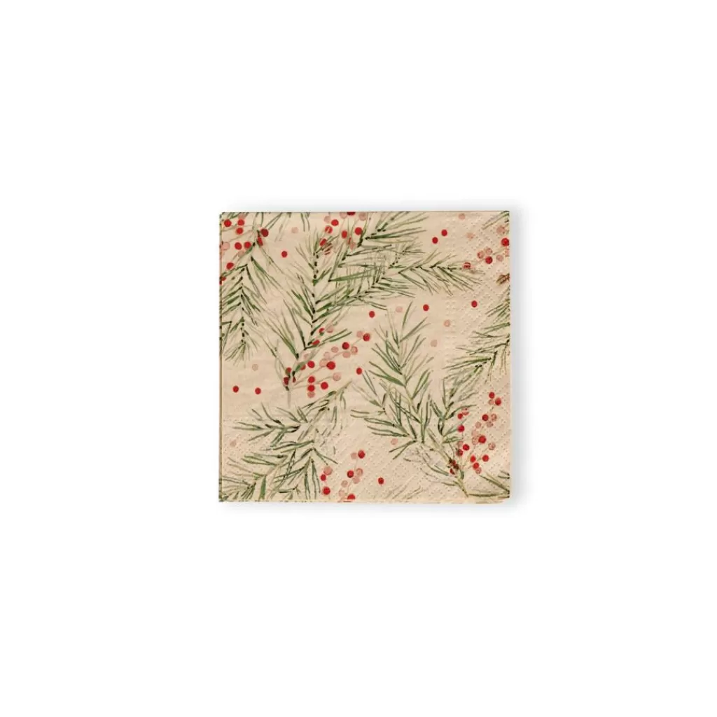 CASA ECO HOLLY Set Di 20 Tovaglioli Multicolore- Tovaglioli