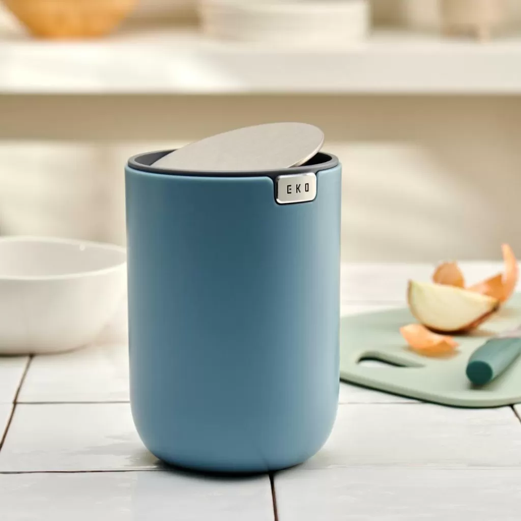 CASA EKO Mini Pattumiera Blu- Cestini Spazzatura