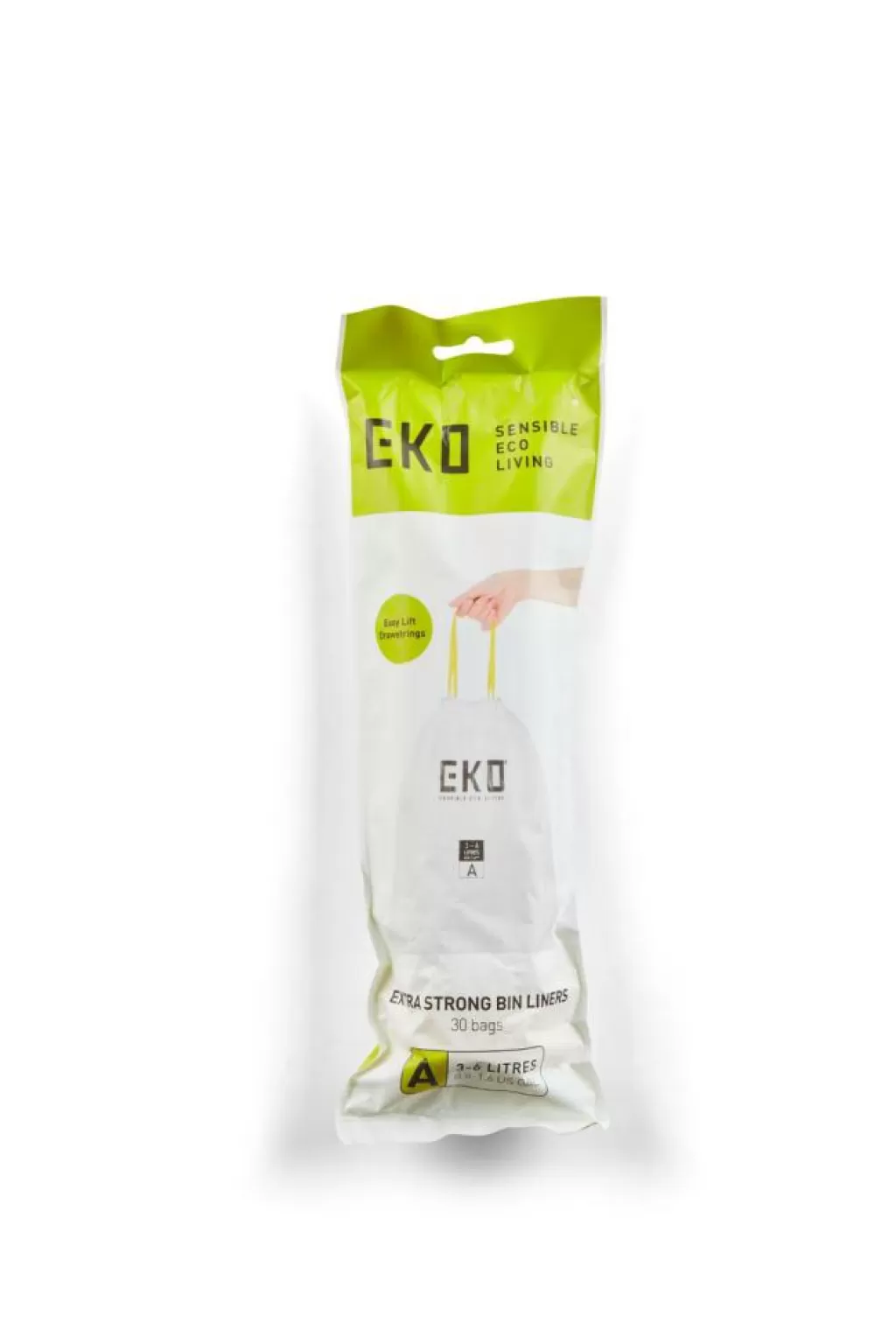CASA EKO Sacchi Rifiuti 3-6L Bianco- Cestini Spazzatura