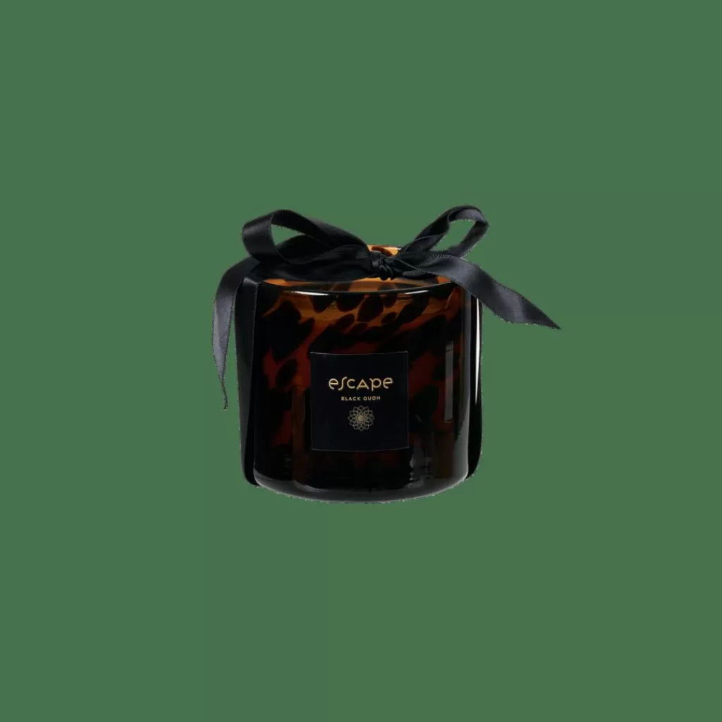 CASA ESCAPE BLACK OUDH Candela Profumata In Vaso Nero, Marrone, Multicolore- Candele Profumate | Candele