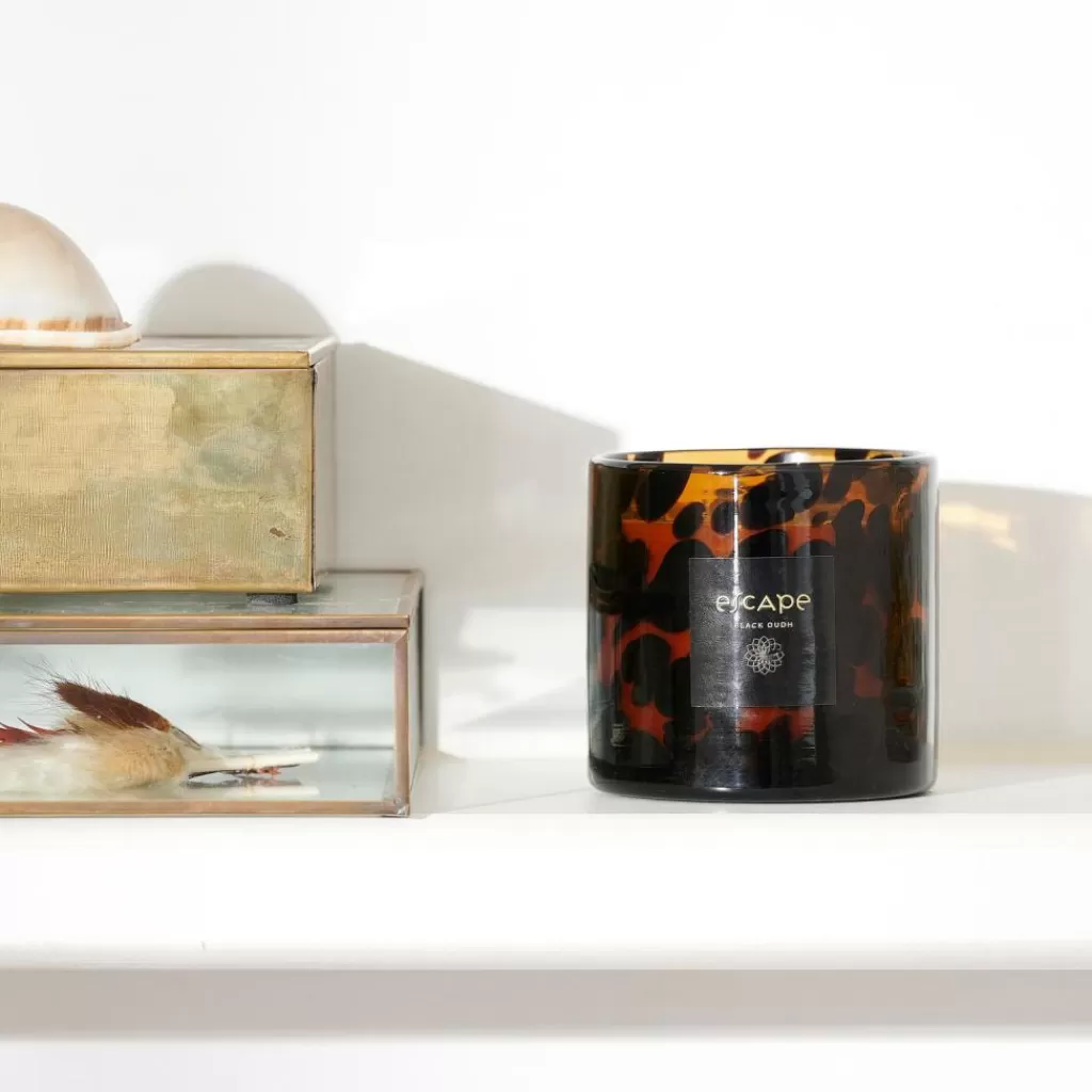 CASA ESCAPE BLACK OUDH Candela Profumata Marrone, Ocra, Multicolore- Candele Profumate | Candele