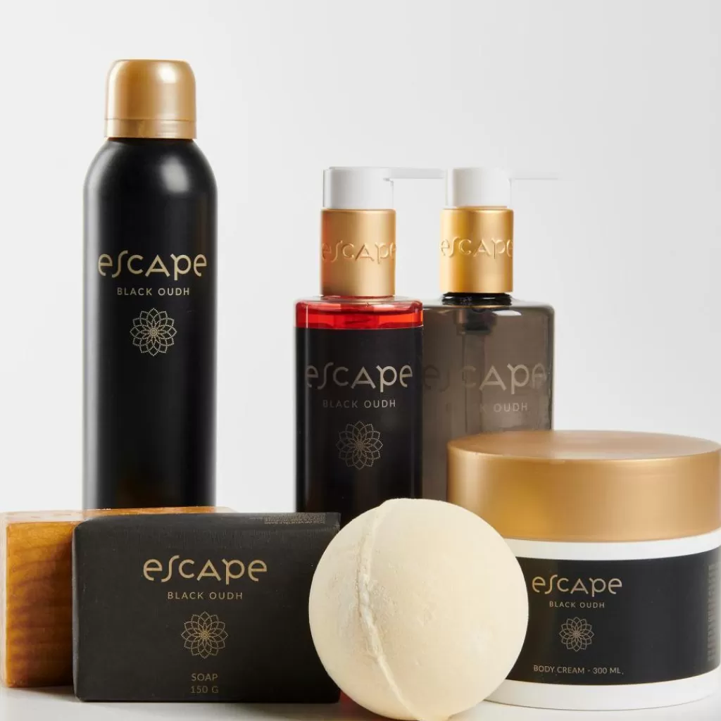 CASA ESCAPE BLACK OUDH Sapone In Dispenser Nero- La Cura Del Corpo