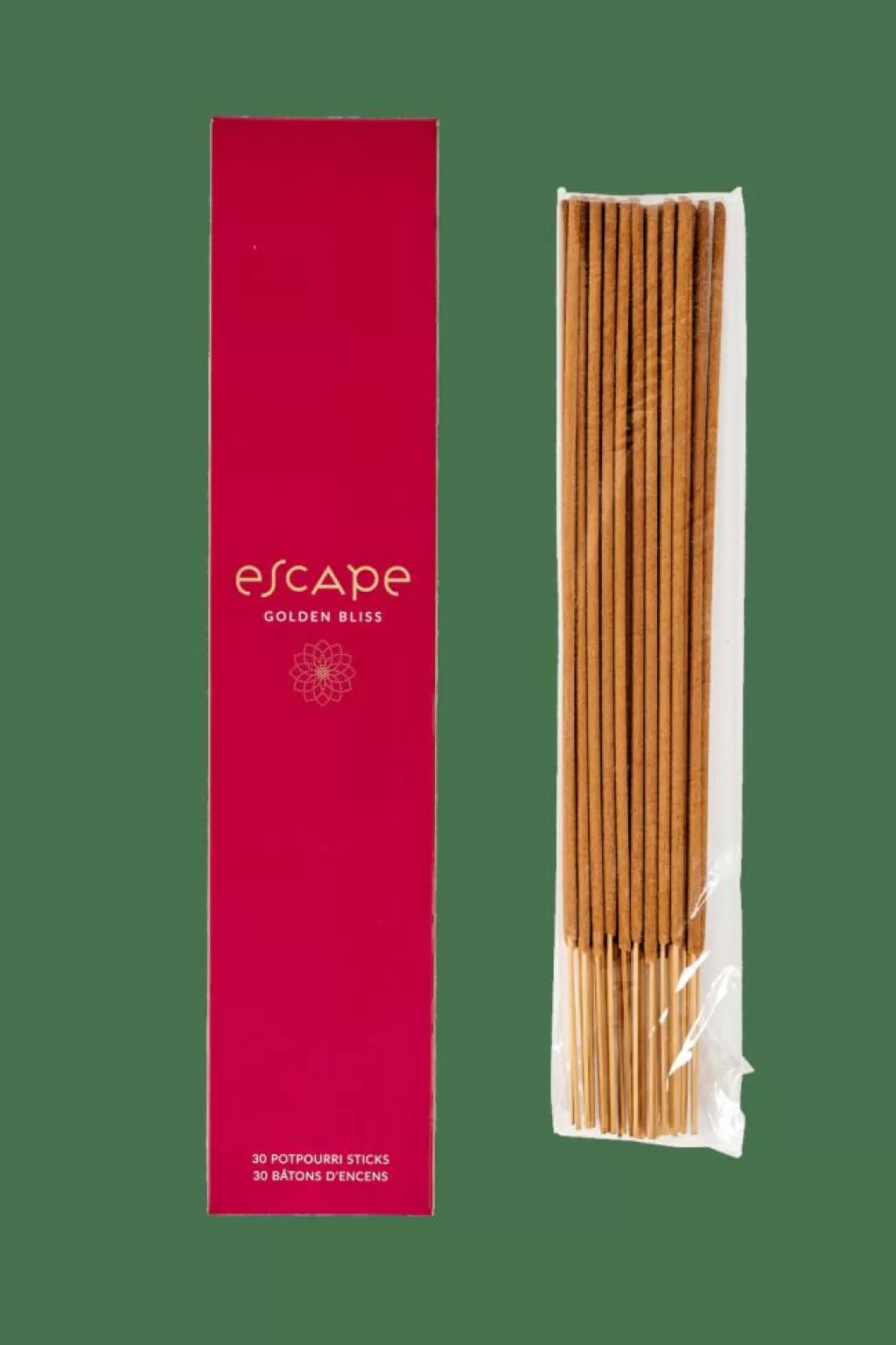 CASA ESCAPE GOLDEN BLISS Incenso 30 Bastoncini Bordeaux- Prodotti Profumati