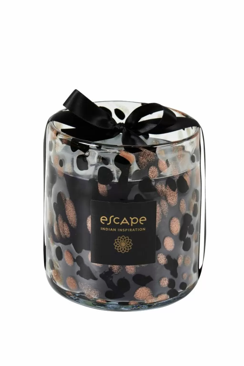 CASA ESCAPE INDIAN INSPIRATION Candela Profumata In Vaso Nero, Rame, Multicolore- Candele Profumate | Candele