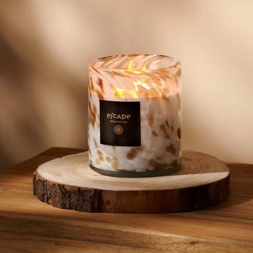 CASA ESCAPE WORLD OF GOA Candela Profumata Bianco, Dorato, Multicolore- Candele Profumate | Candele